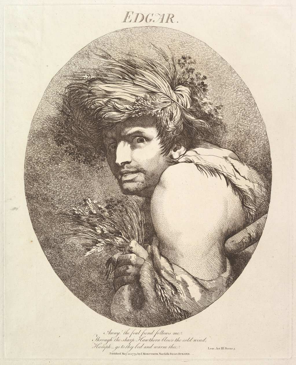 Edgar Zwölf Charaktere aus Shakespeare von John Hamilton Mortimer