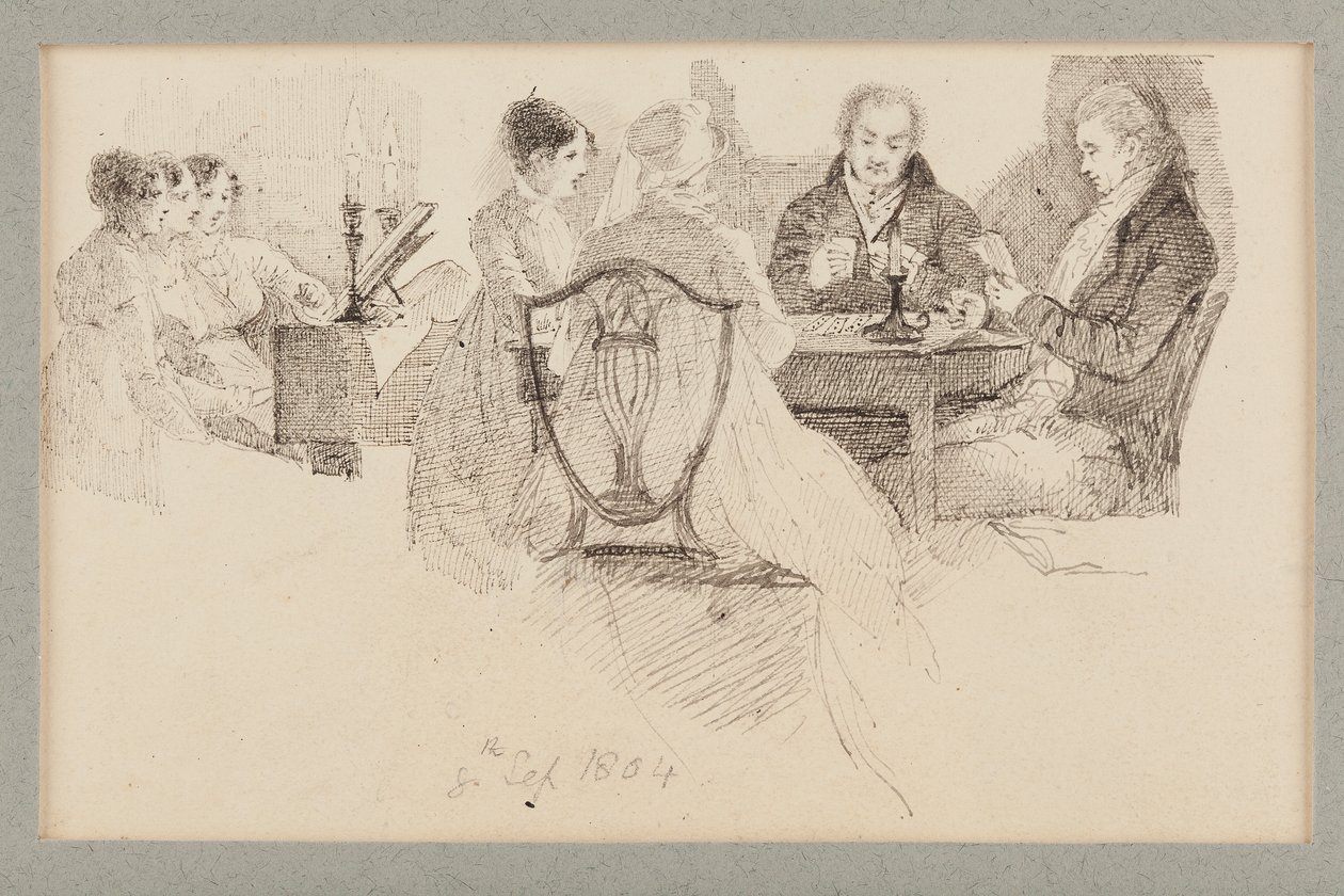 Ein Abendunterhaltung, 1804 von John Harden