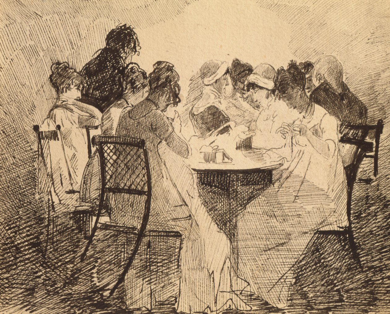 Party in Dublin, 1809 von John Harden