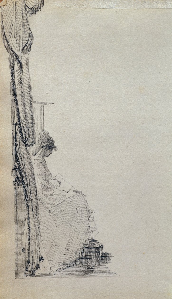 Lesen am Fenster von John Harden