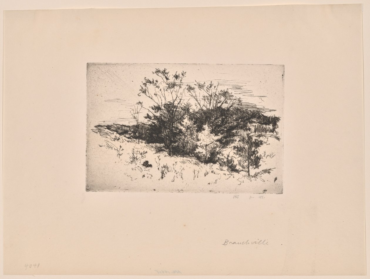Herbstlandschaft von John Henry Twachtman