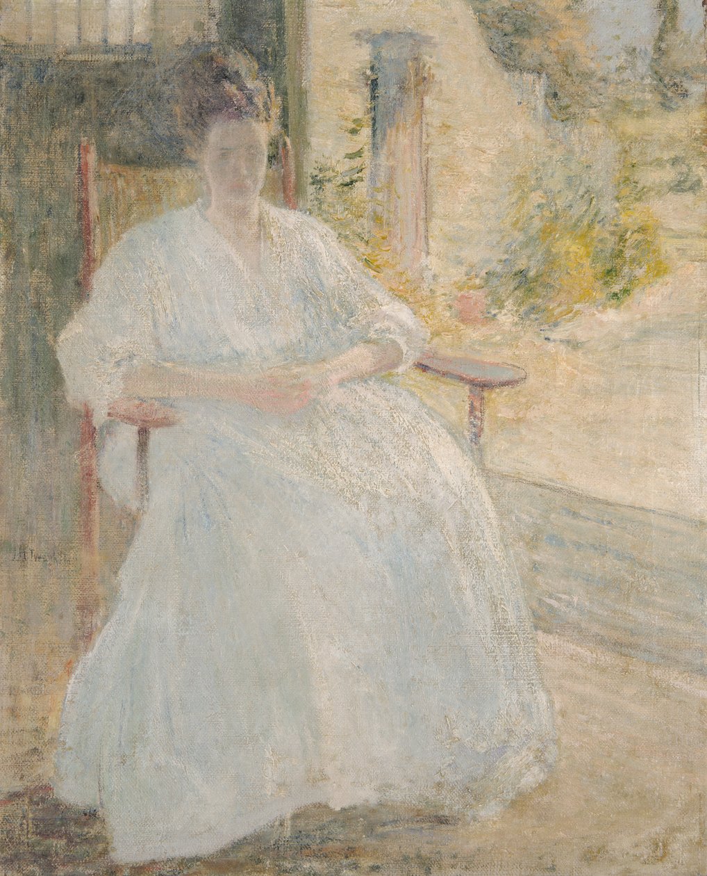 Figur im Sonnenlicht von John Henry Twachtman
