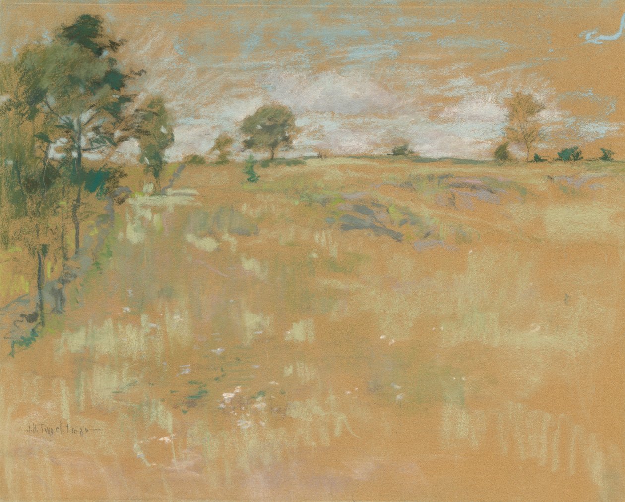 Weiden, Branchville, Connecticut von John Henry Twachtman