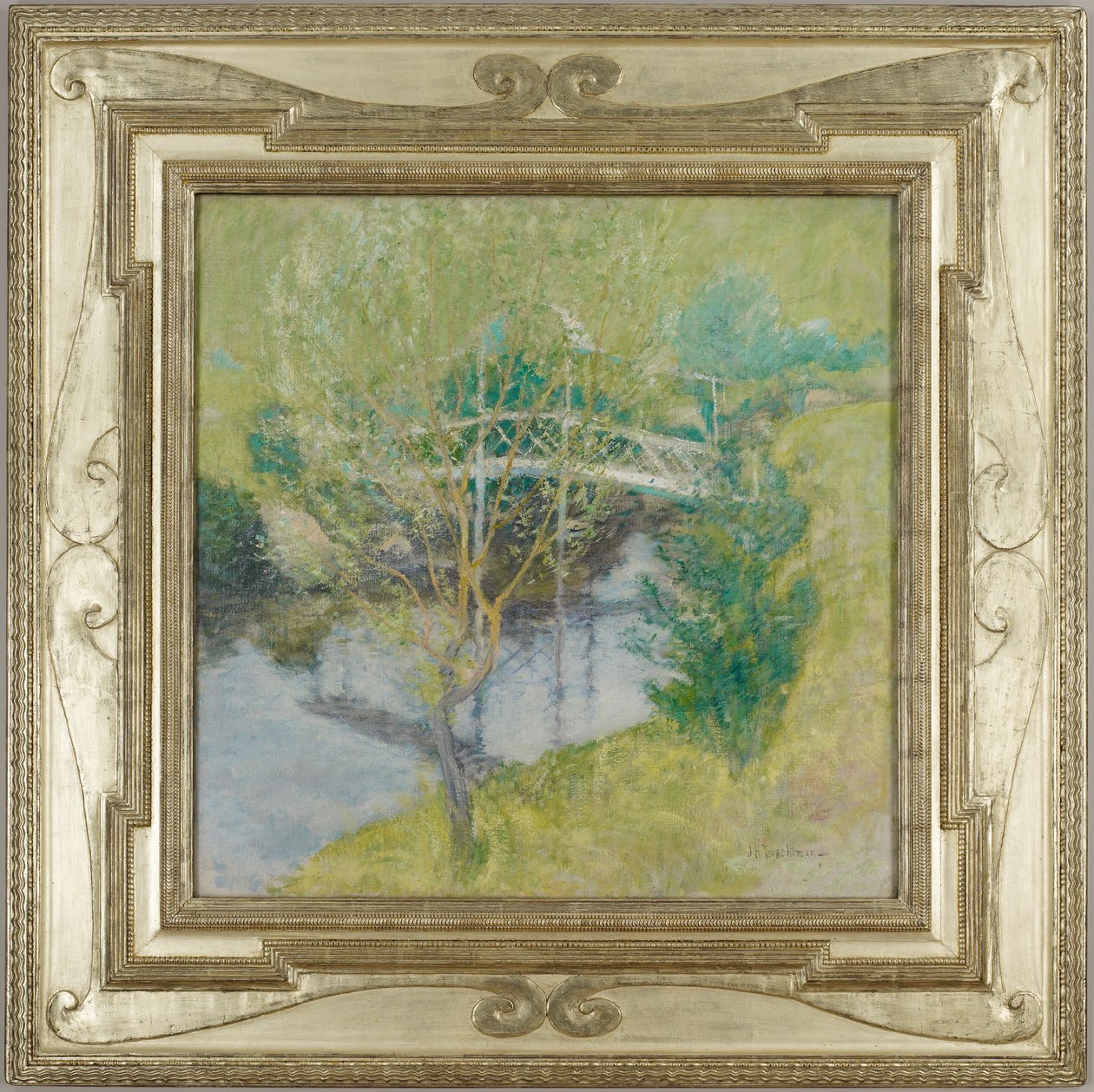 Die weiße Brücke von John Henry Twachtman