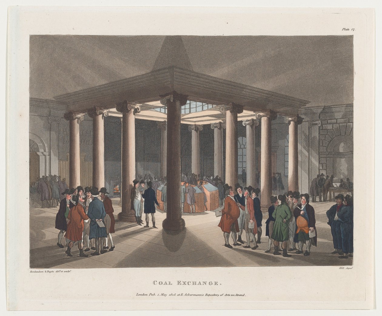 Kohlenbörse, 1. Mai 1808 von John Hill