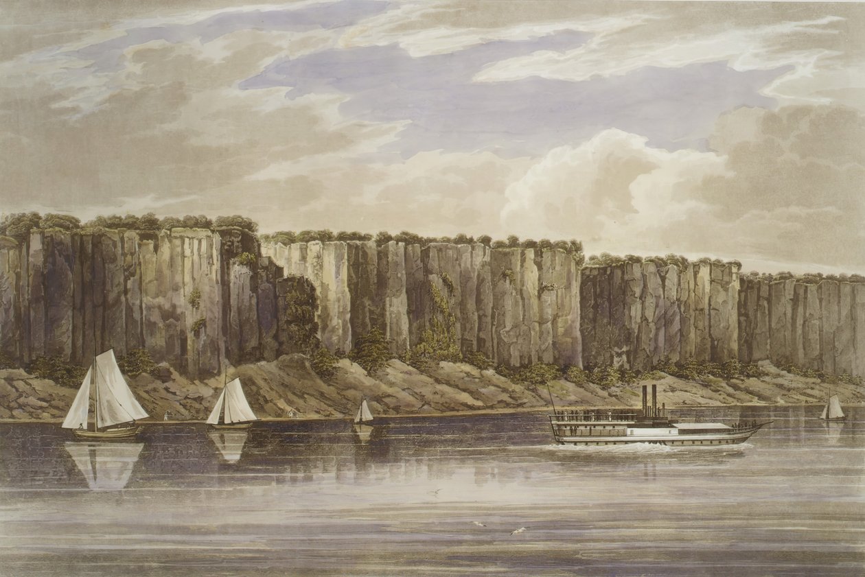 Palisades Nr. 19, Hudson River Portfolio, 1823-24 von John Hill
