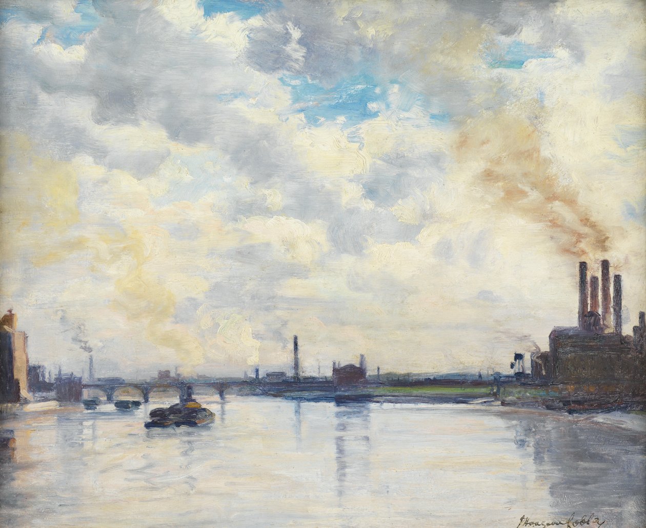 Chelsea Reach von John Hodgson Lobley
