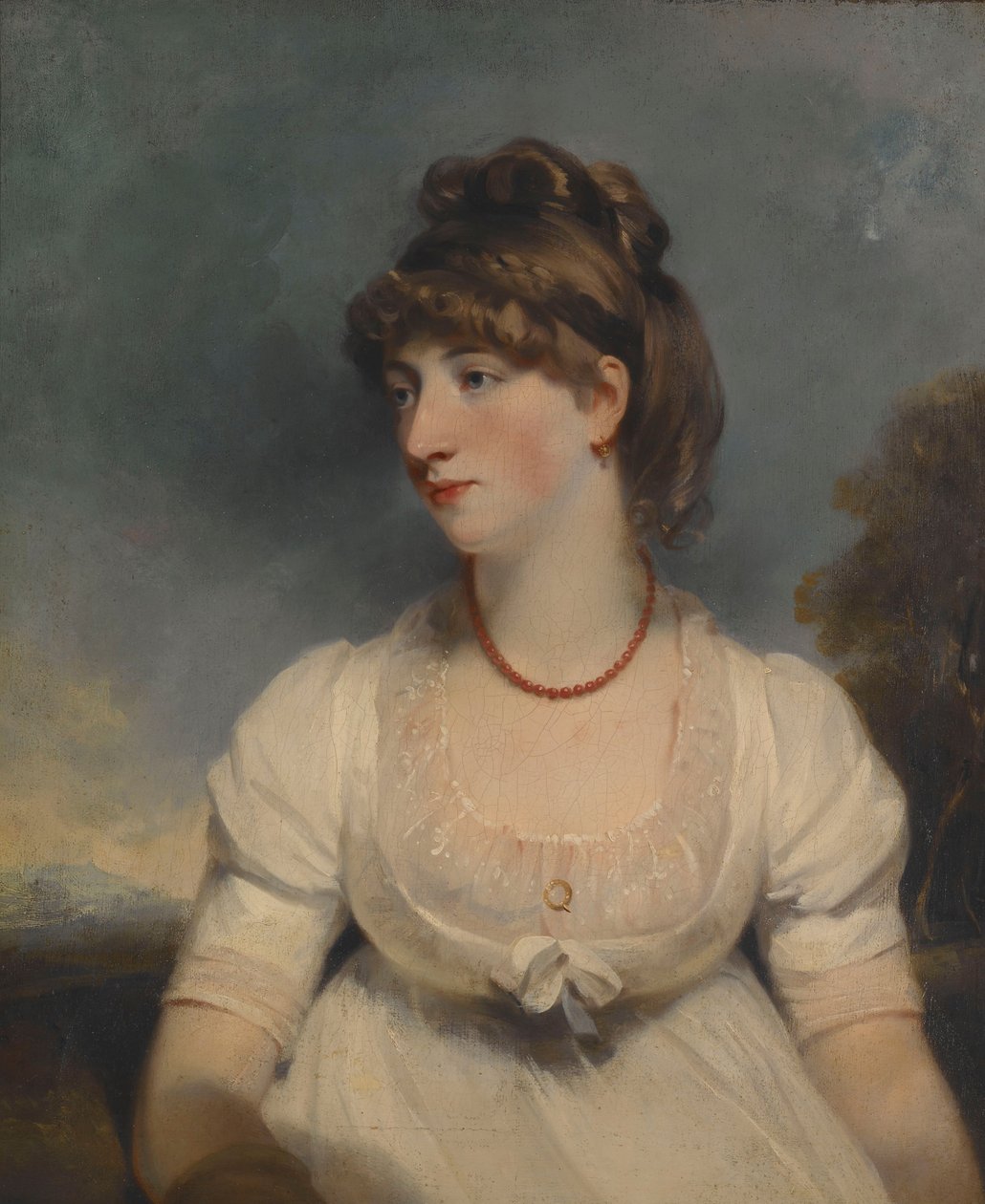 Porträt von Miss Fisher von John Hoppner