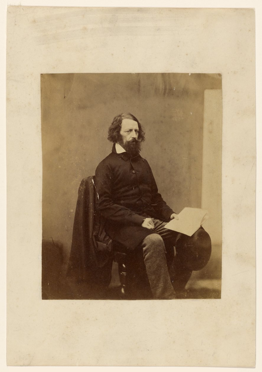 Alfred, Lord Tennyson von John Jabez Edwin Mayall
