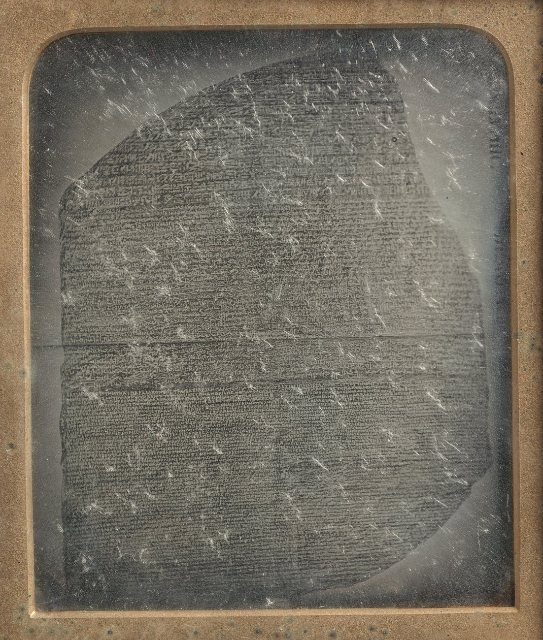 Kopie des Rosetta-Steins, 1846-52 von John Jabez Edwin Mayall