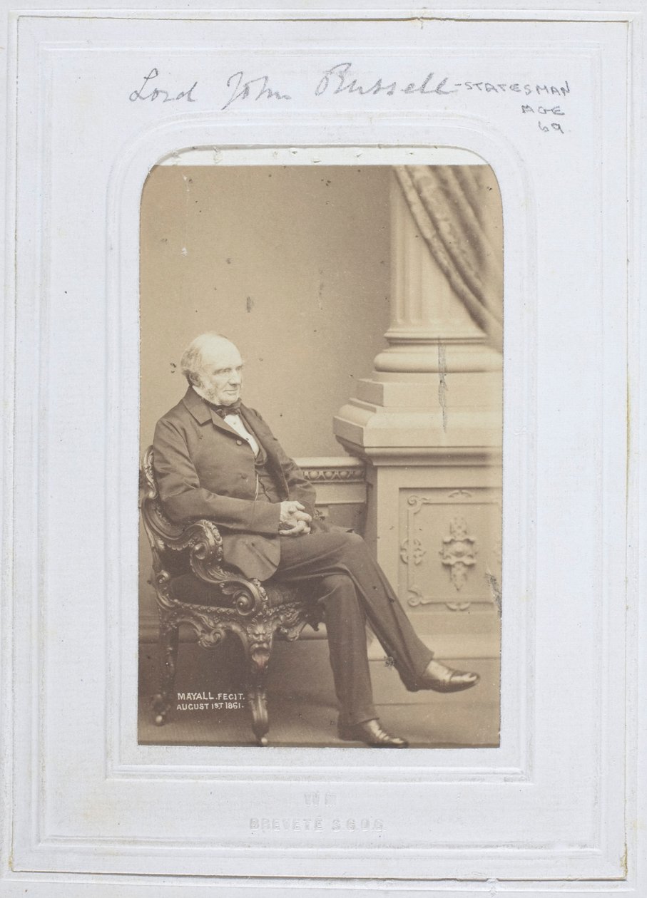 Lord John Russell von John Jabez Edwin Mayall