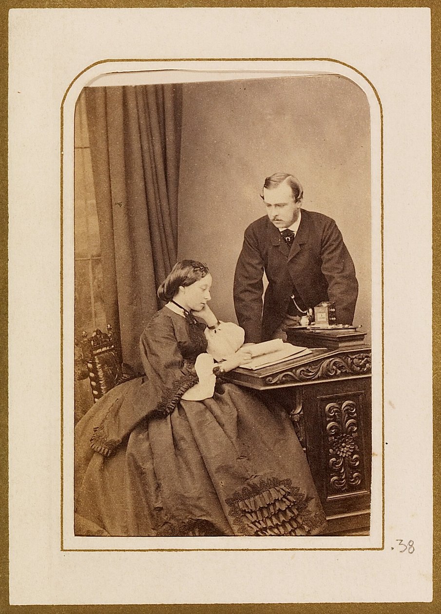 Prinz & Prinzessin Louis von Hessen von John Jabez Edwin Mayall