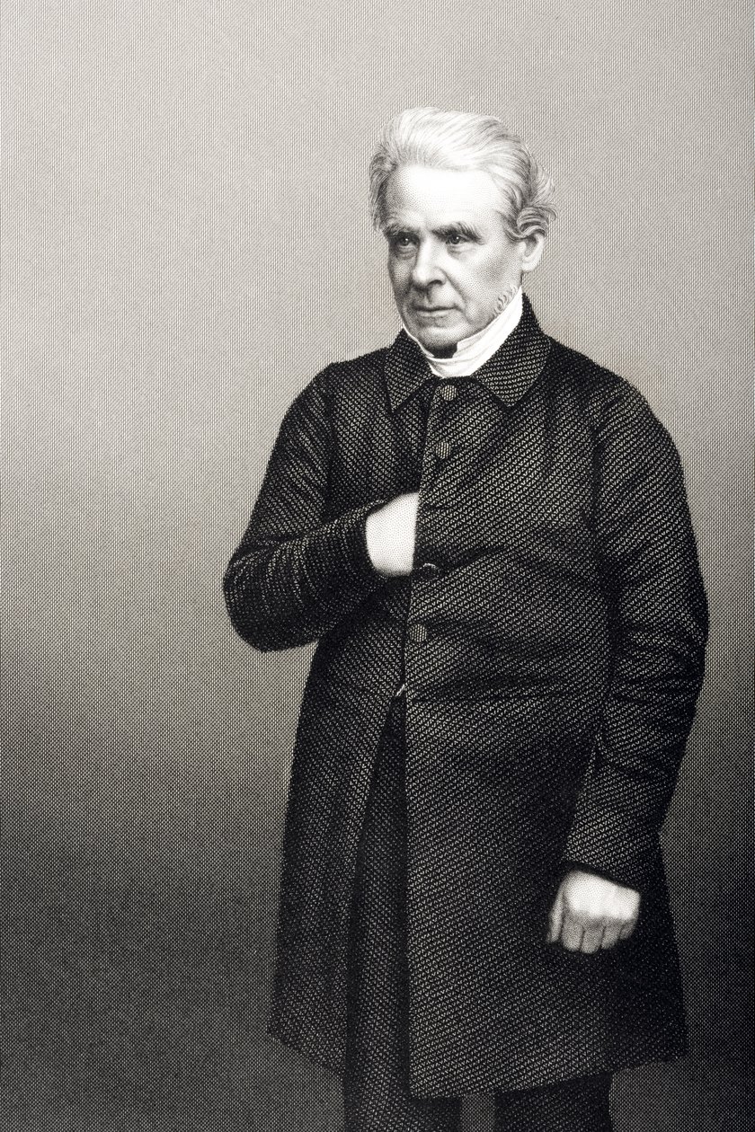 Reverend Thomas Dale (1797-1870), graviert von D.J. Pound nach einem Foto, aus 