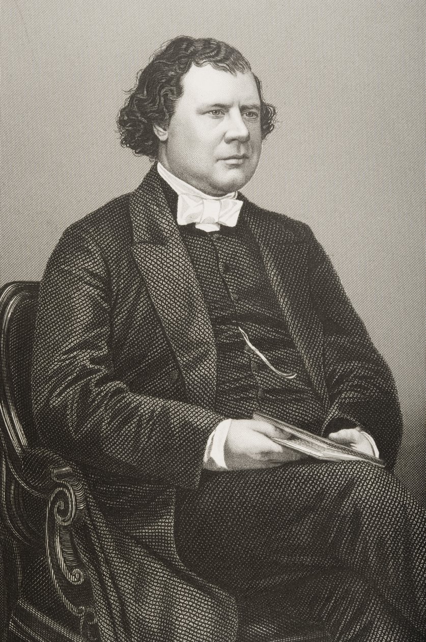 William Morley Punshon (1824-81), graviert von D.J. Pound nach einem Foto, aus 