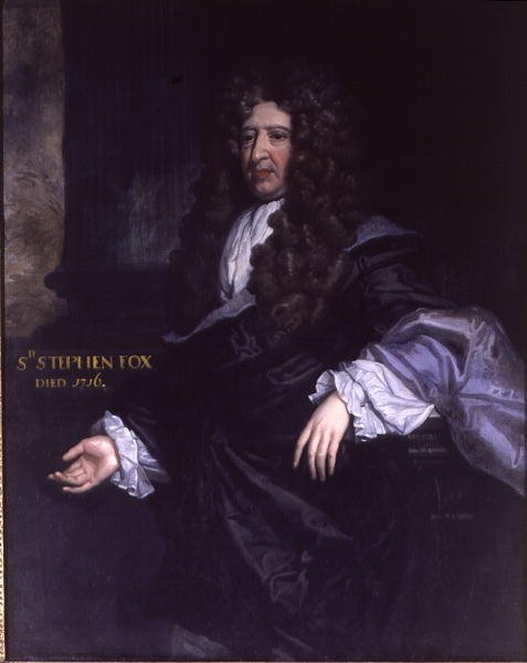 Sir Stephen Fox (1627-1716) Zahlmeister von John James Bakker