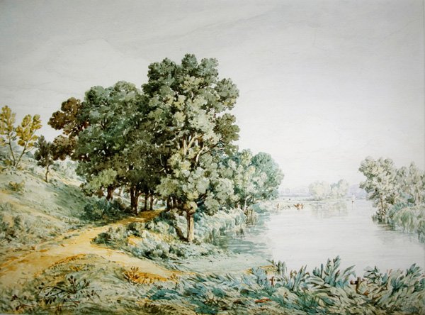 Postwick Grove am Fluss Yare von John Joseph Cotman