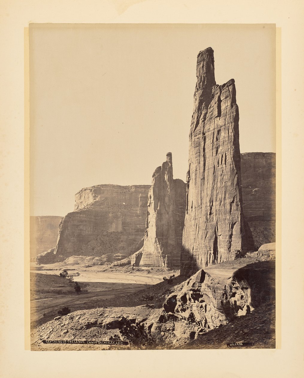 Anführer des Cañon de Chelly, Arizona von John K. Hillers