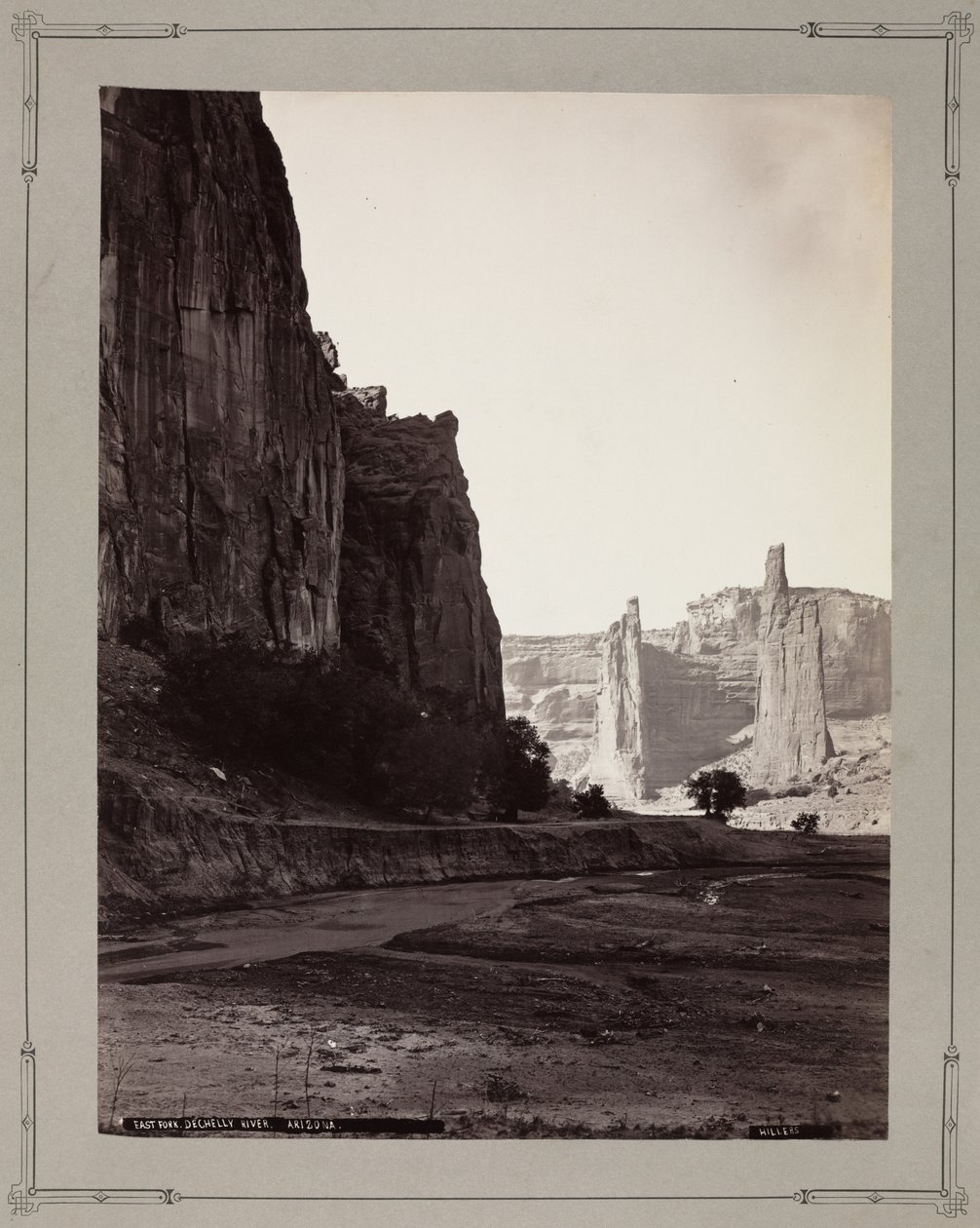 East Fork, de Chelly River, Arizona von John K. Hillers