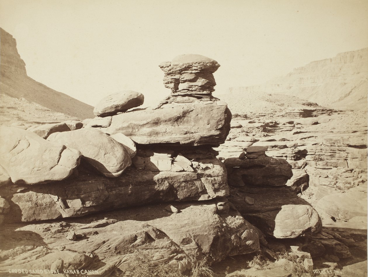 Erodierter Sandstein, Kanab Canyon (Utah) von John K. Hillers