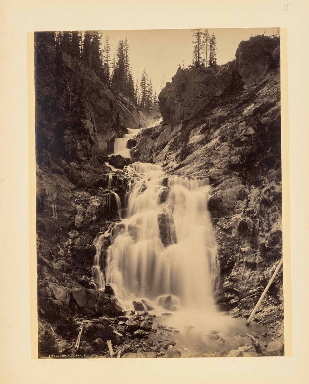 Little Fire Hole Falls von John K. Hillers