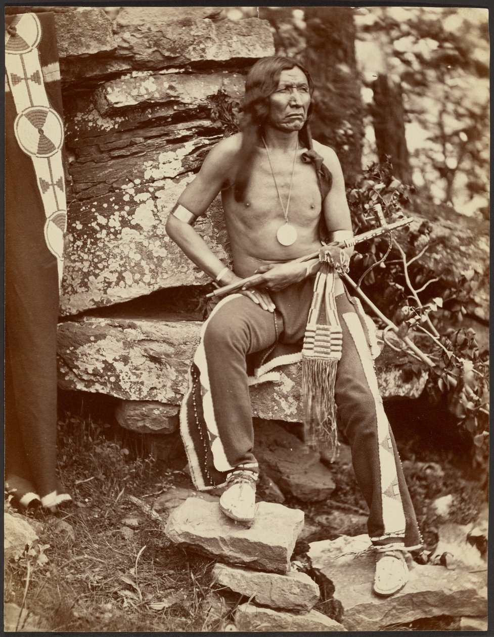 [Yellow Bear von der Muscogee-Nation in Okmulgee] von John K. Hillers