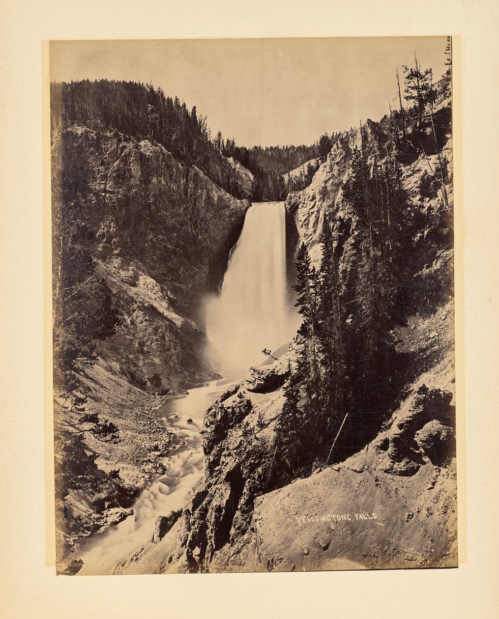 Yellowstone-Fälle von John K. Hillers