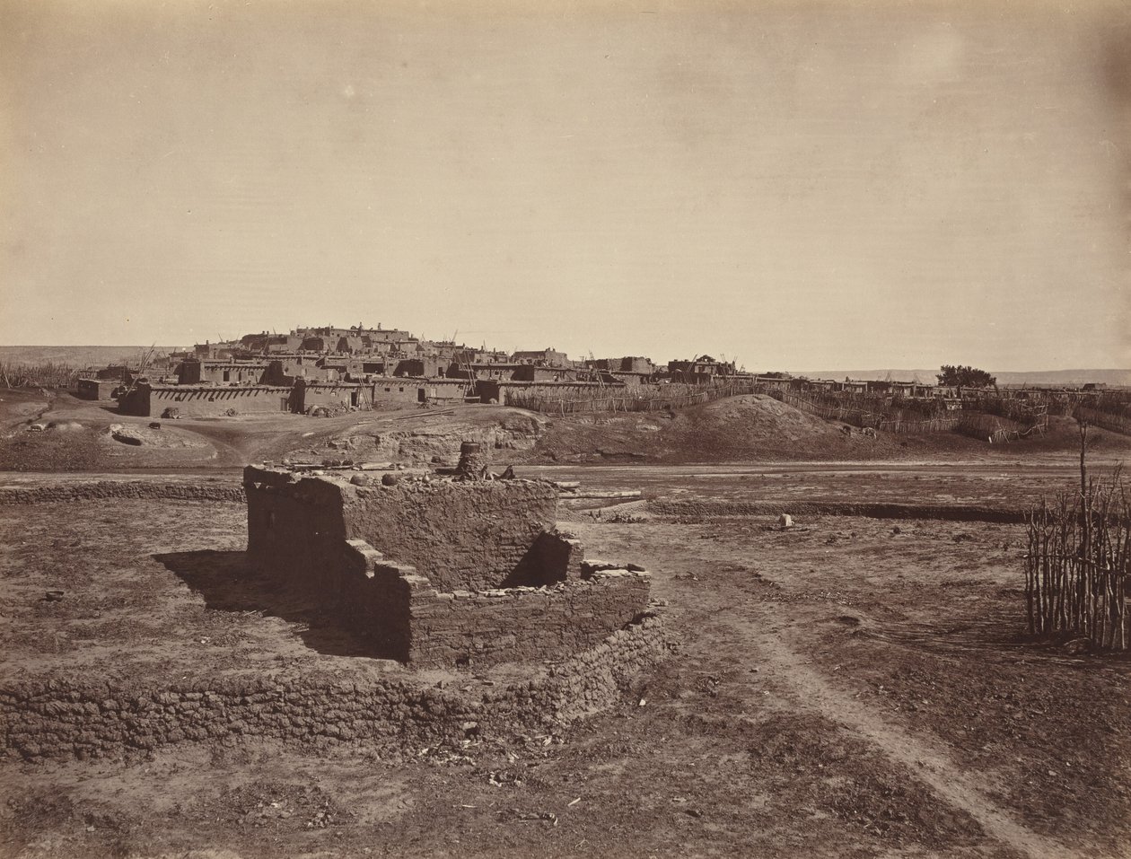 Zuni Pueblo, 1879 (Foto) von John K. Hillers