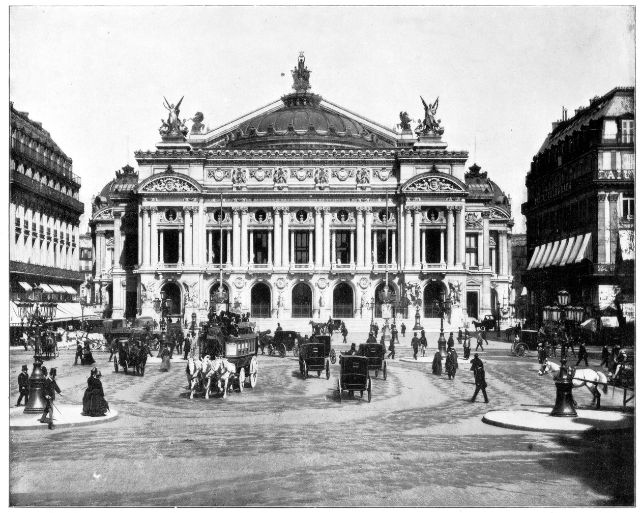 Großes Opernhaus, Paris, Ende des 19. Jahrhunderts von John L. Stoddard