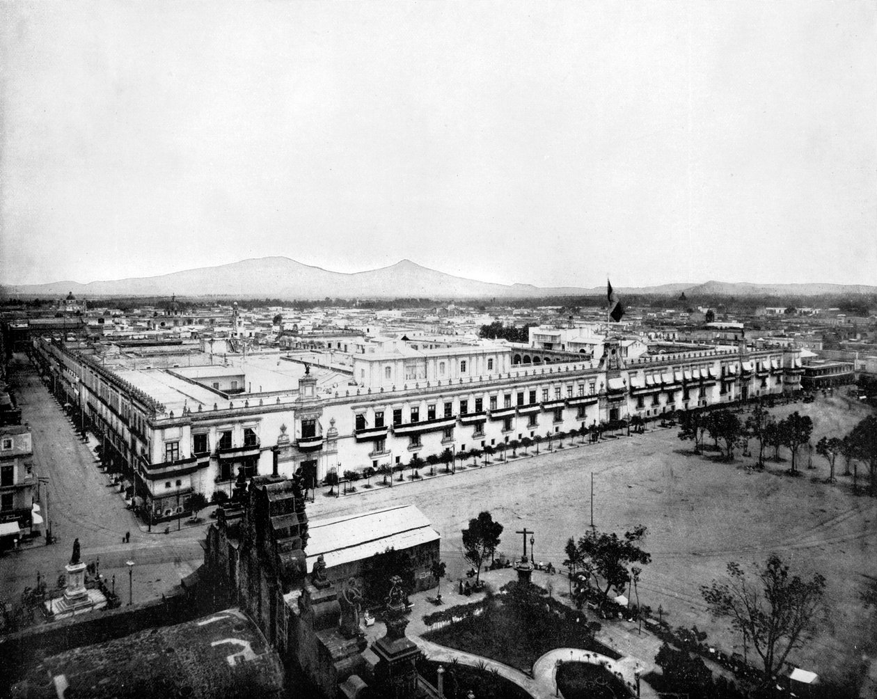 Panorama der Stadt Mexiko, 1893 von John L. Stoddard