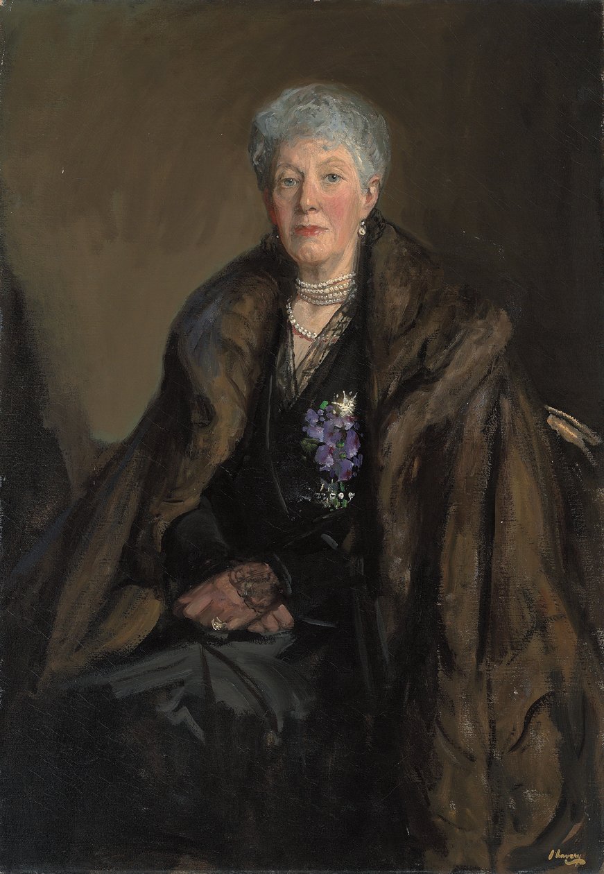 Porträt von Lady Jackson von John Lavery