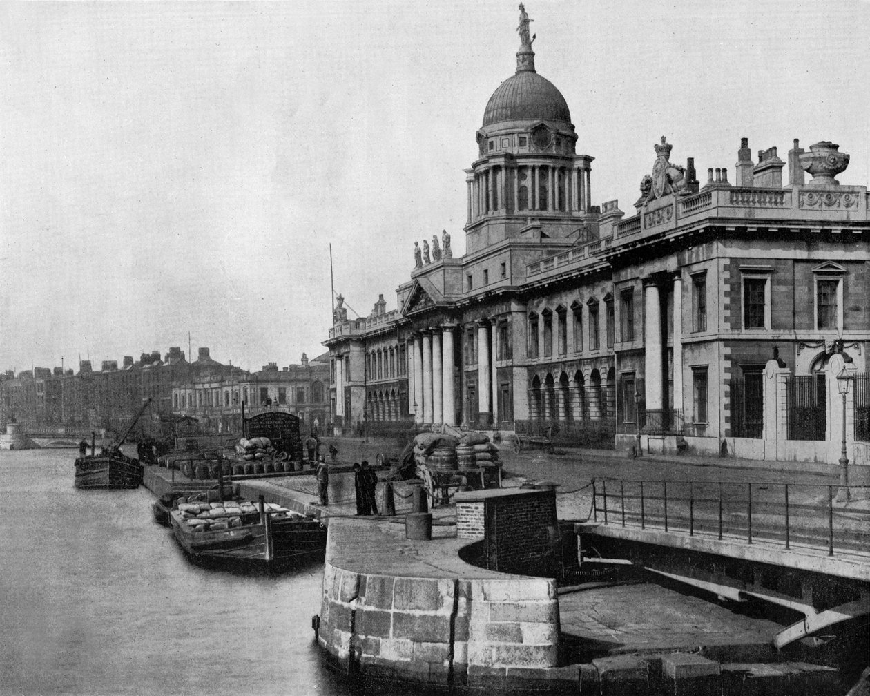 Der Zoll in Dublin (Irland), eröffnet 1791 von John Lawson Stoddard