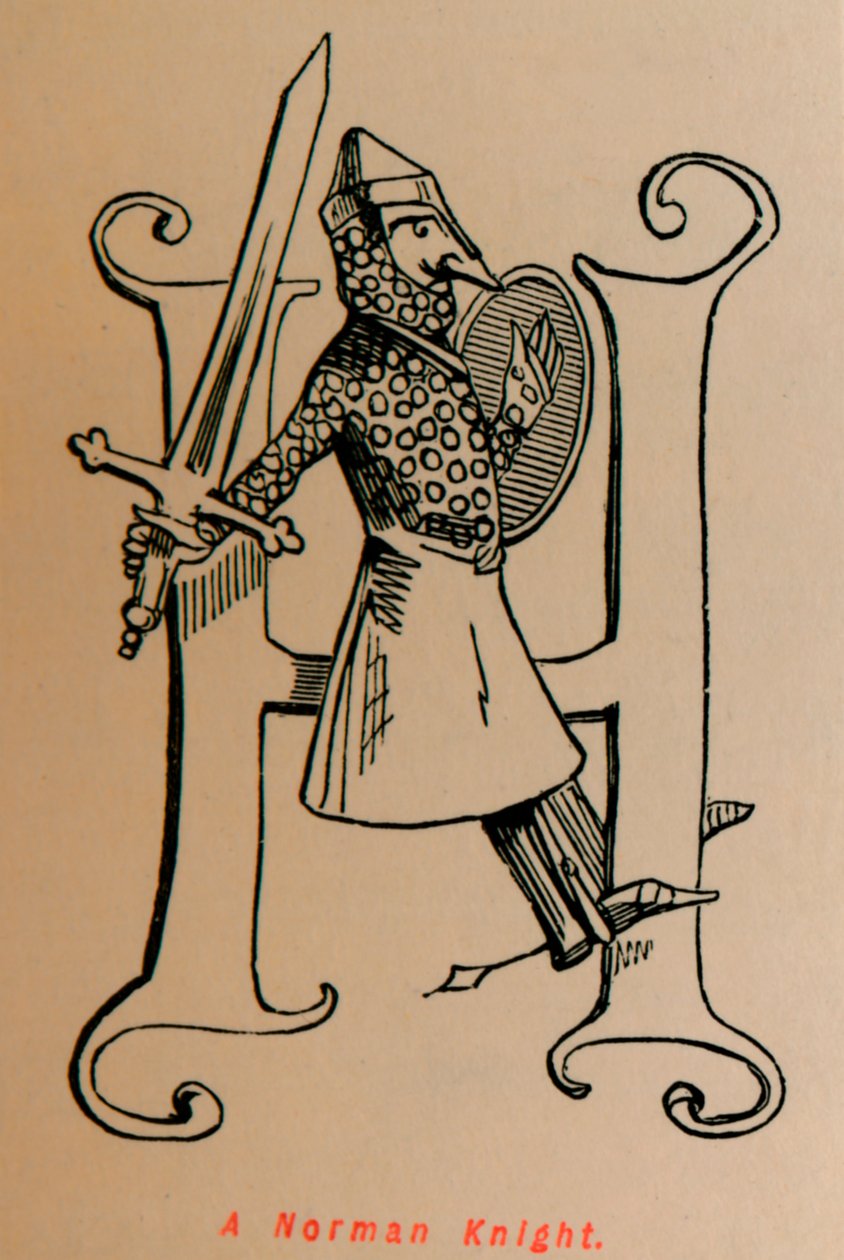 Ein normannischer Ritter, ca. 1860 von John Leech