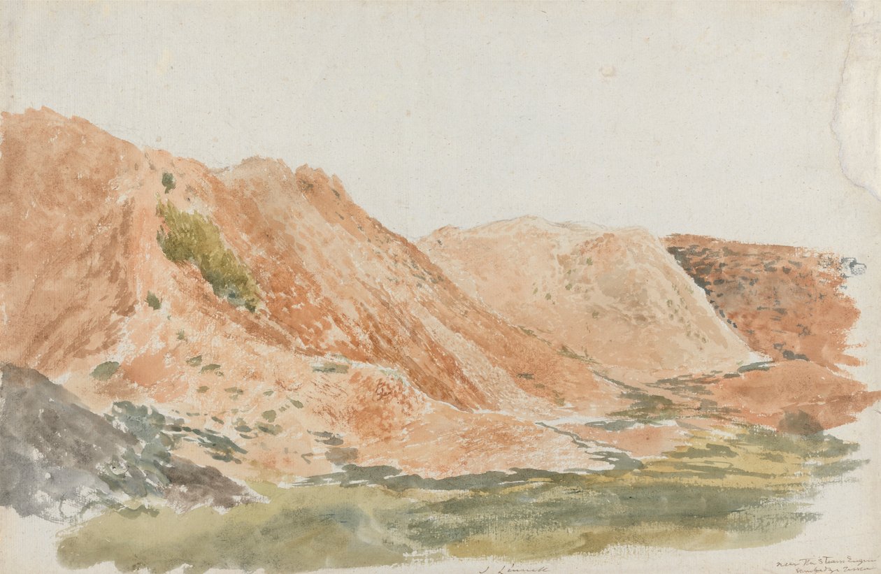 Steinbrüche bei Ironbridge (Erdarbeiten, Cambridge Terrace) von John Linnell