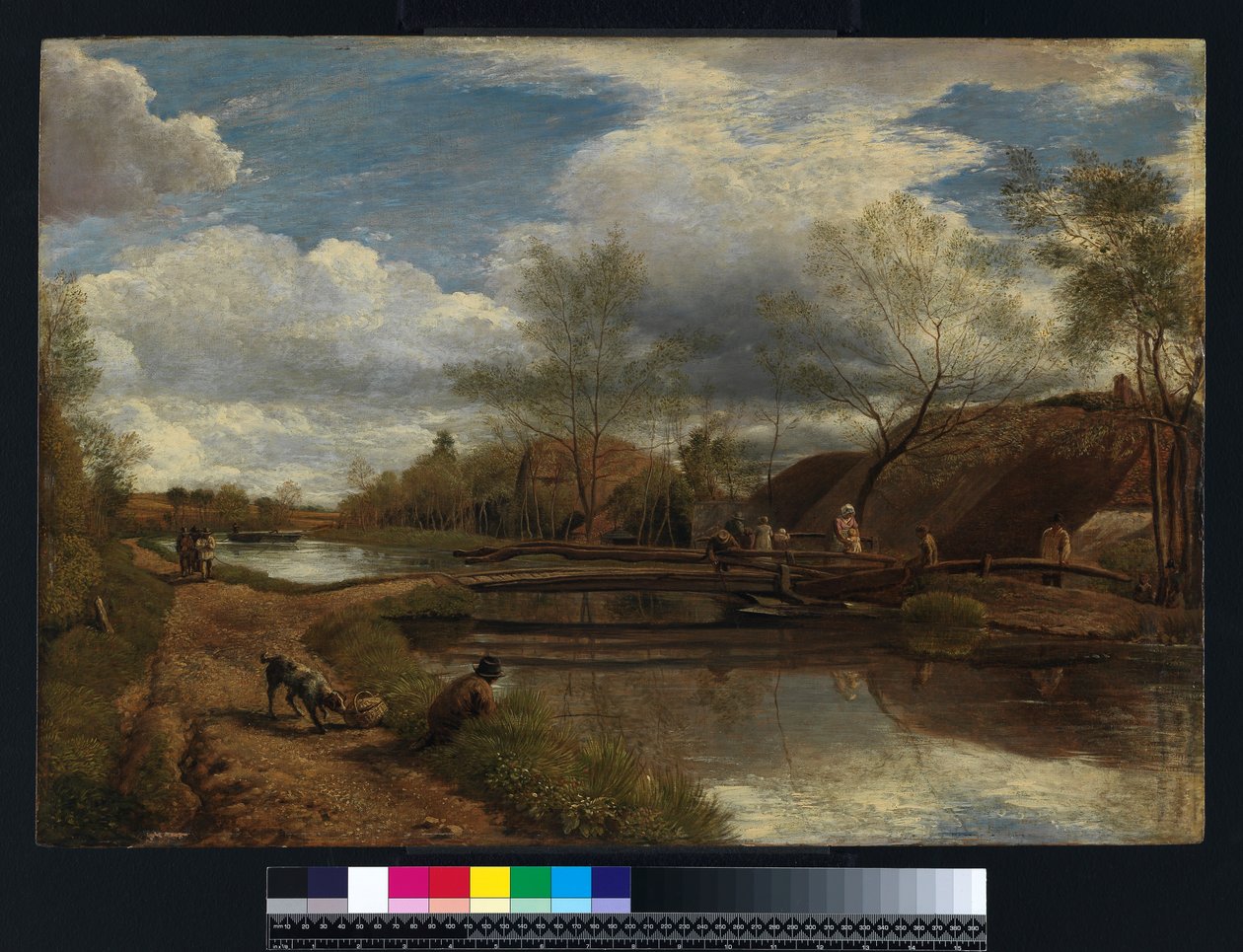 Der Fluss Kennet, in der Nähe von Newbury, 1815 von John Linnell