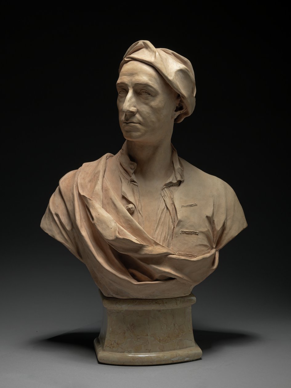 Büste eines Mannes, wahrscheinlich Peter Tillemans (1684-1734), 1727 von John Michael Rysbrack