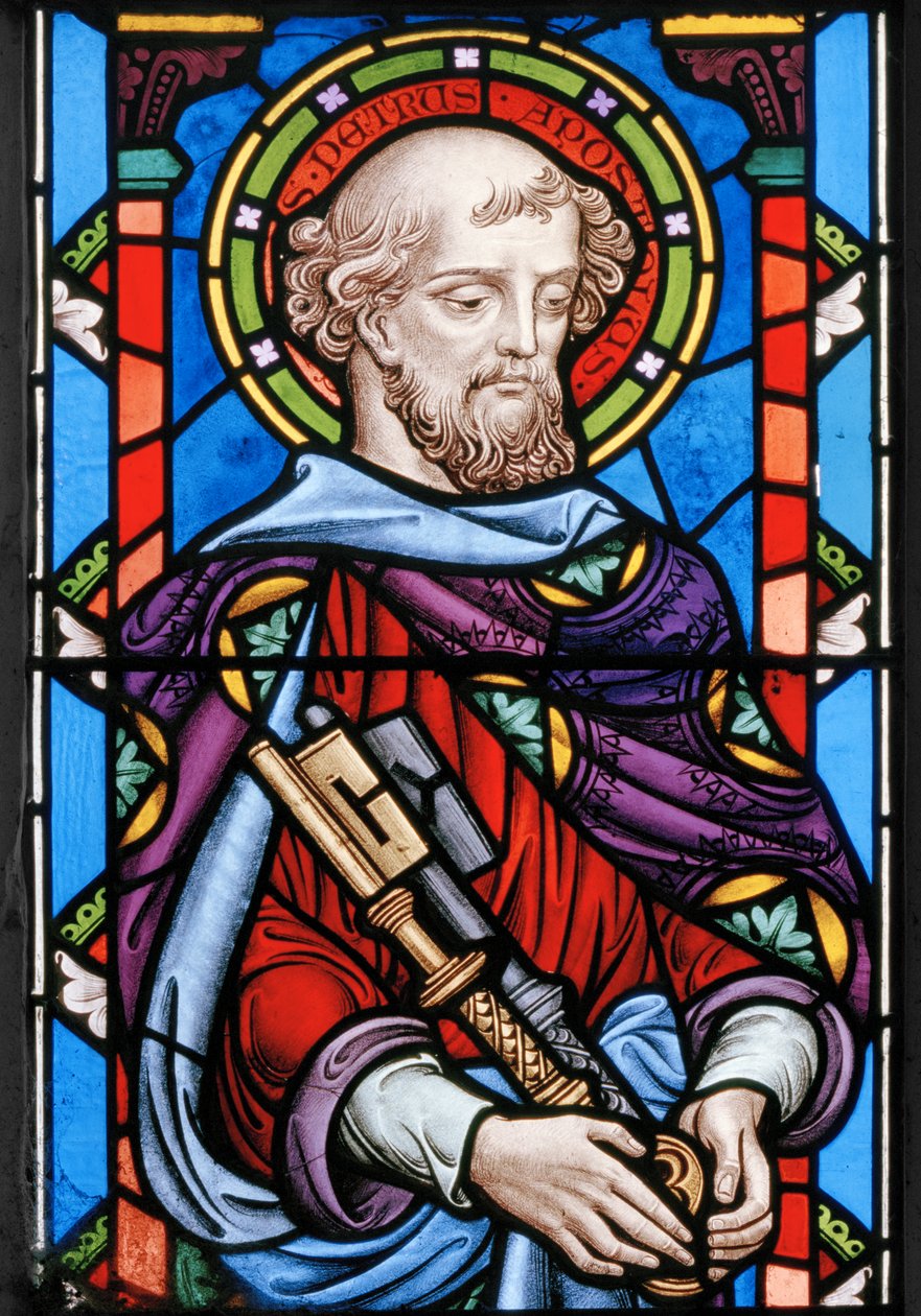 St. Peter (Detail aus Die Kreuzigung) von John Millner Allen