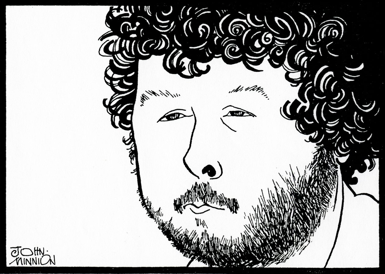 Harrison Birtwistle - Karikatur von John Minnion von John Minnion