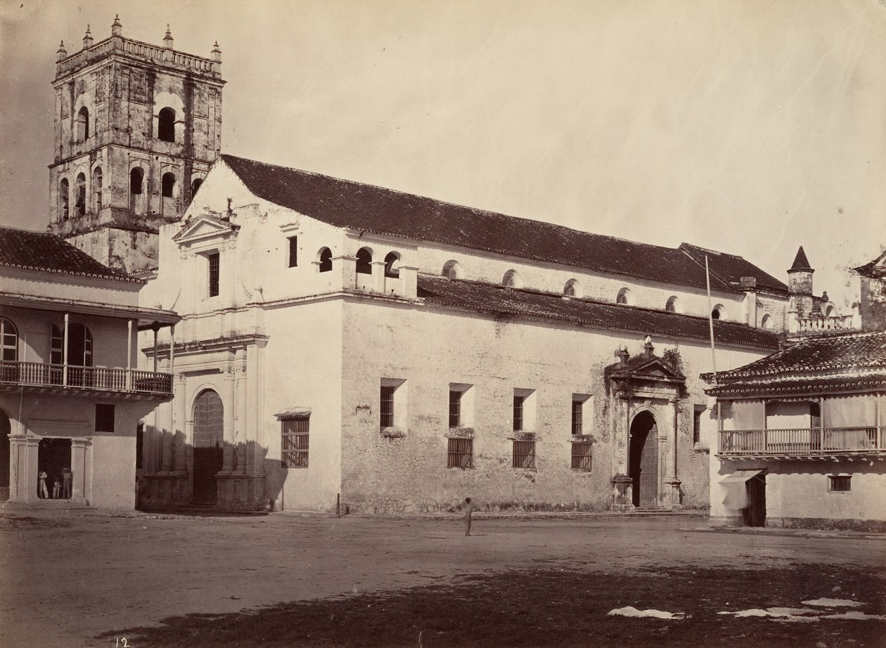 Tropische Landschaft, Kathedrale, Cartagena, 1871 von John Moran