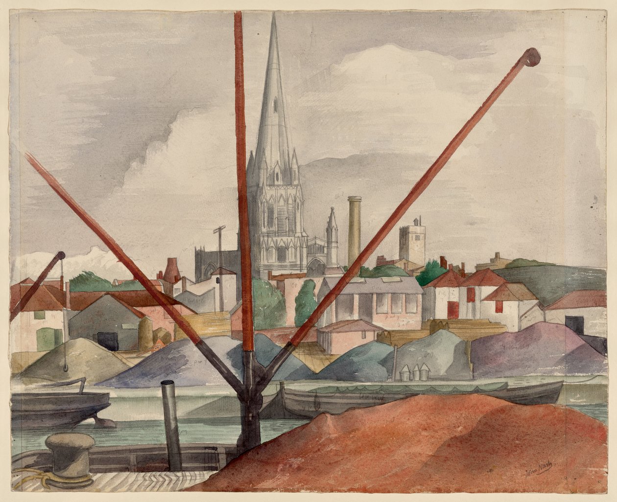St Mary Radcliffe, Bristol von John Northcote Nash