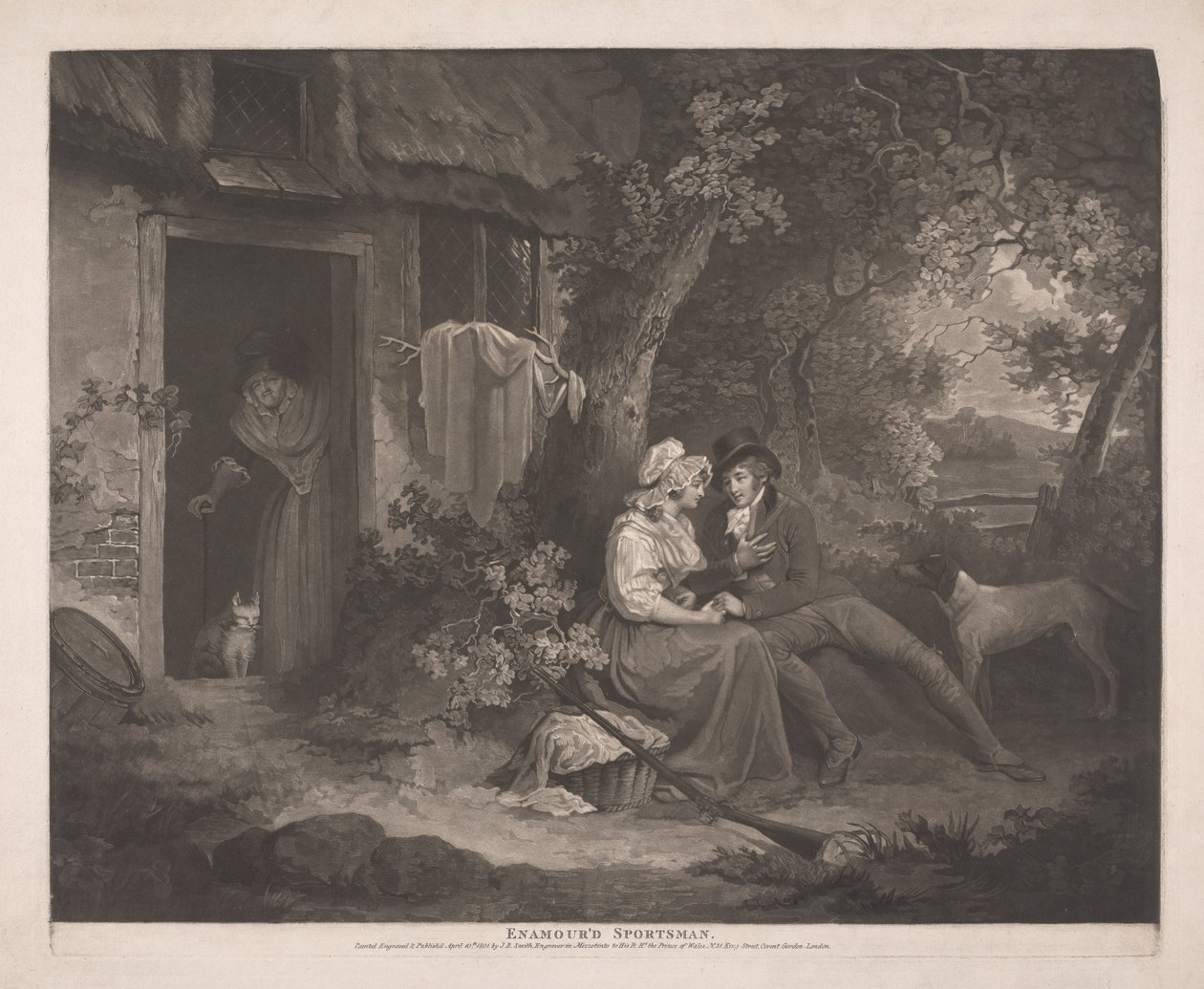 Verliebter Jäger von John Raphael Smith