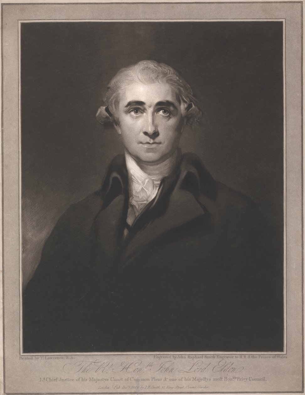Der ehrenwerte John Lord Eldon von John Raphael Smith
