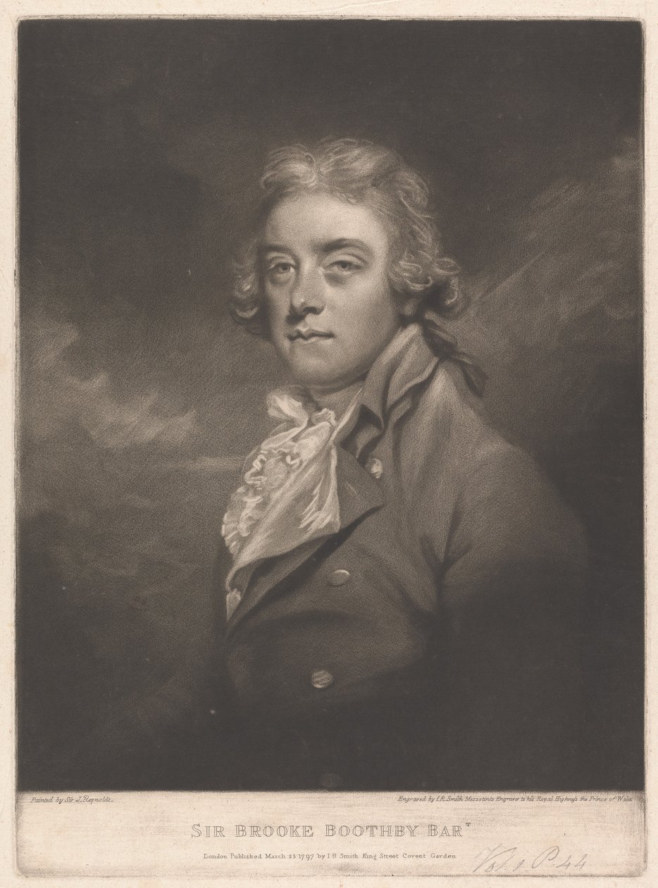 Sir Brooke Boothby, 6. Baronet Boothby von Broadlow Ash von John Raphael Smith