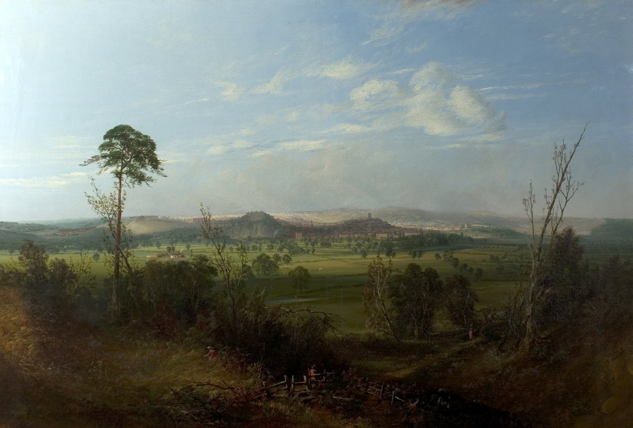 Blick auf Nottingham von Wilford, ca. 1850 von John Rawson Walker