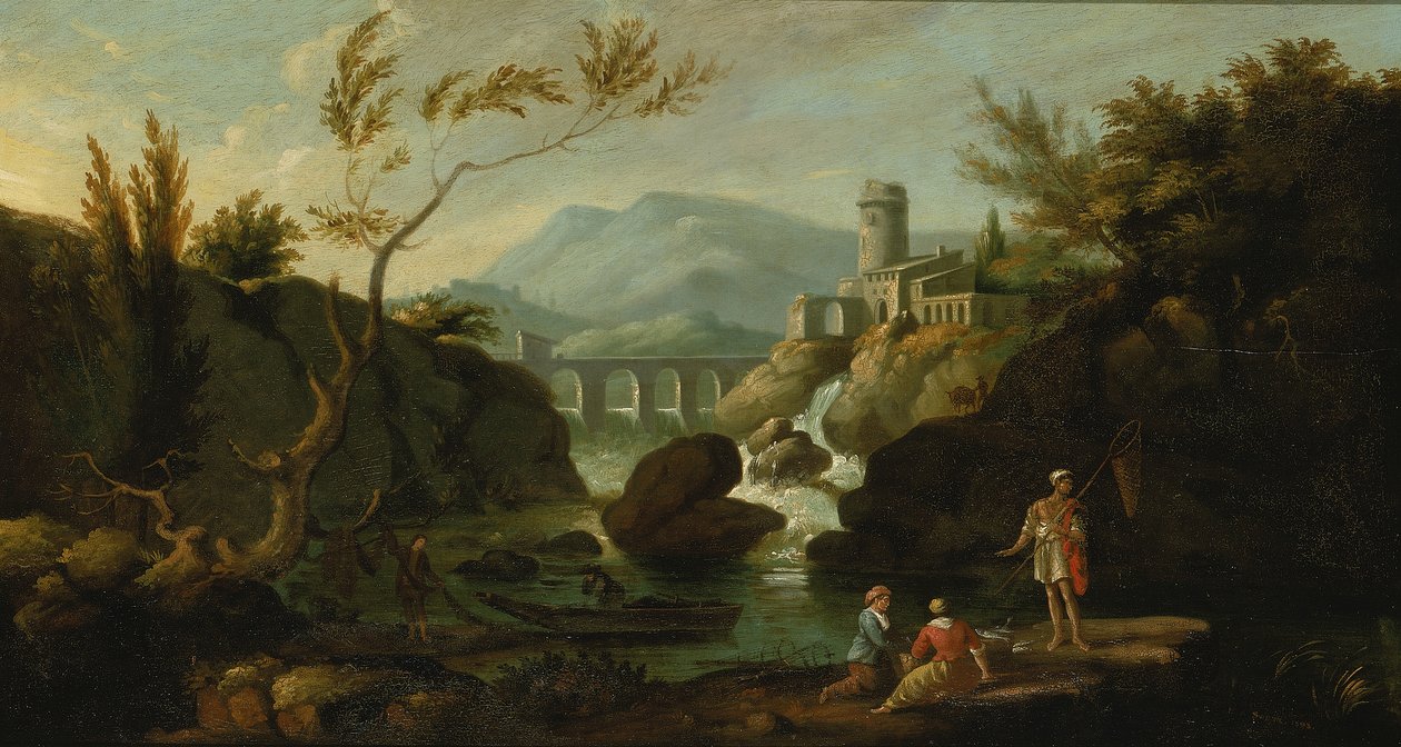 Klassische Landschaft, 1822-1826 von John Ritto Penniman
