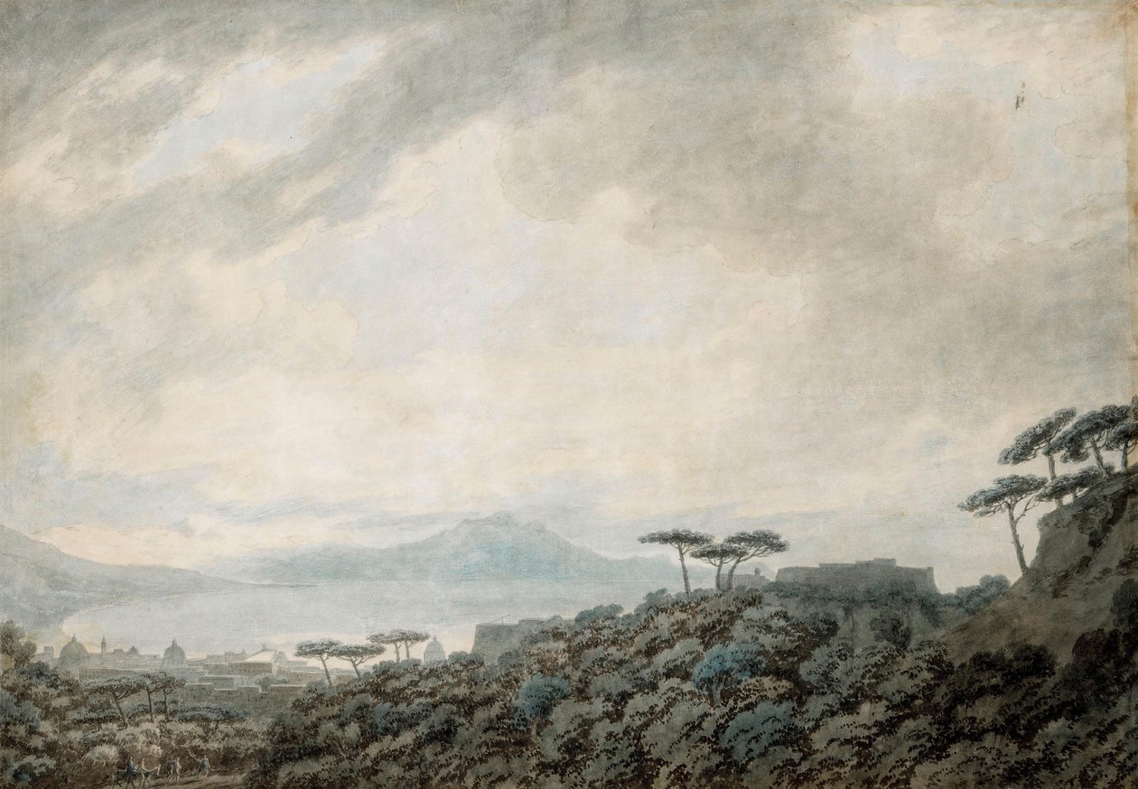 Ein Tal im Kanton Unterwalden, Schweiz von John Robert Cozens