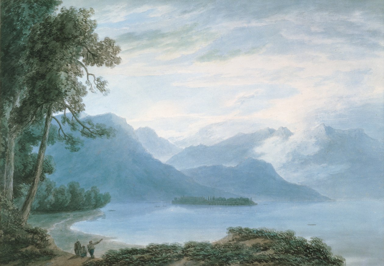 Isola Bella, Lago Maggiore von John Robert Cozens