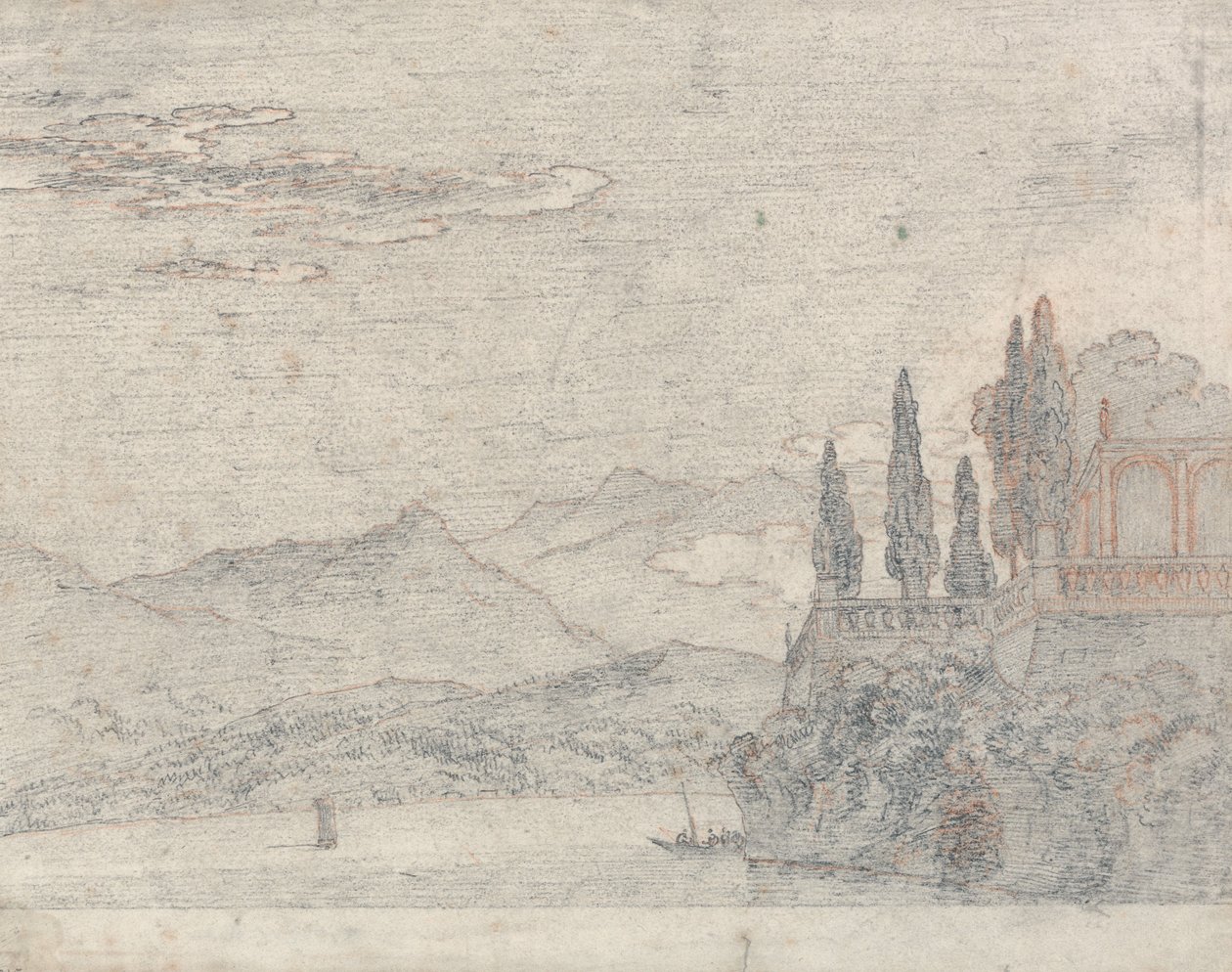 Isola Borromea, Lago Maggiore von John Robert Cozens