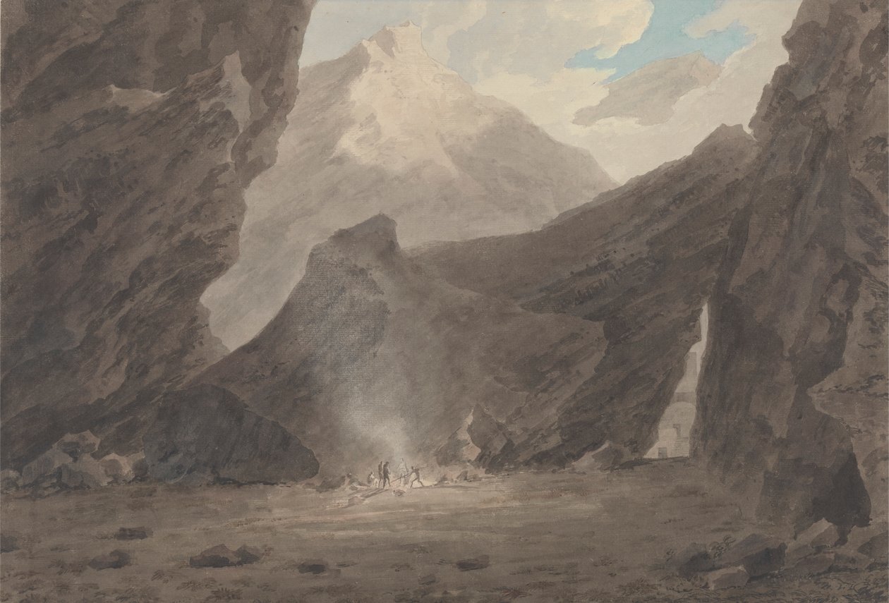 In der Nähe von Chiavenna in den Graubünden von John Robert Cozens