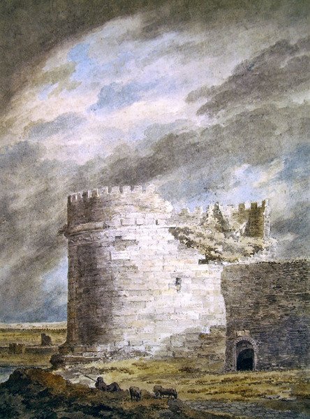 Das Grab von Cecilia Metella, Capo di Bore, nahe Rom von John Robert Cozens