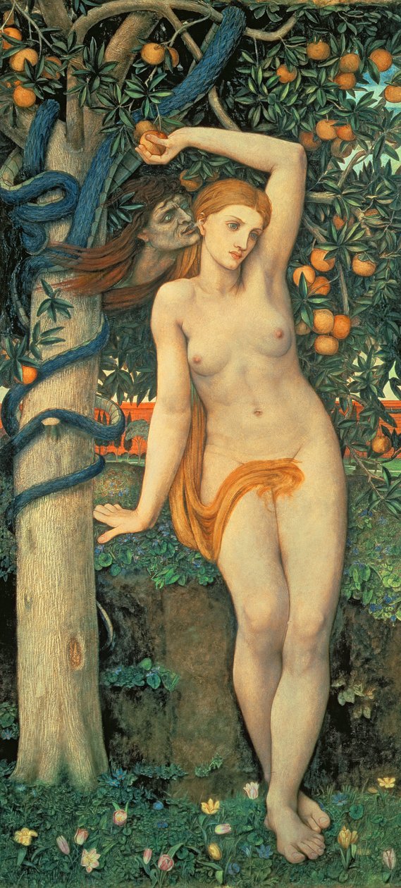Eva verführt, ca. 1877 von John Roddam Spencer Stanhope